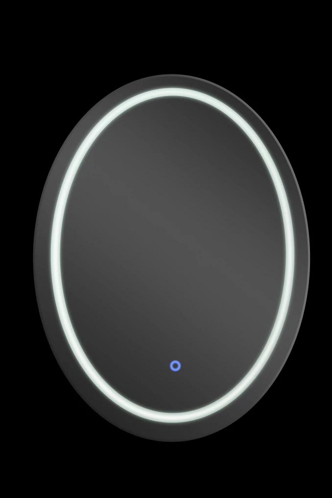 Minotti ovalno ogledalo 60x80 sa LED osvetljenjem slika