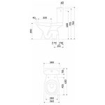 KOLO Idol monoblok simplon dimenzije
