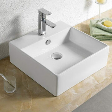 Minotti nadgradni lavabo 460x460x145 sa otvorom za slavinu