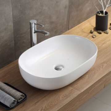 Minotti nadgradni lavabo 600x415x135 mat beli