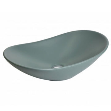Minotti nadgradni lavabo 615x360x155 mat svetlo zeleni