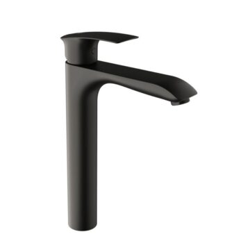 Herz Elite Black baterija za umivaonik visoka crna 00089B