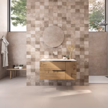 Eco Ceramic Oyster Noce 60x60cm