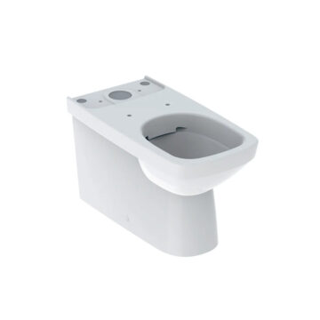 Geberit Selnova Square WC šolja za vodokotlić za monoblok, vidljivo kačenje, Rimfree