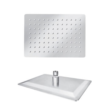 Rosan tuš ruža Inox 300x200mm