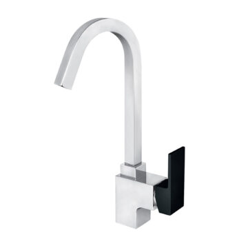 Rosan Quadro Black baterija za sudoperu - 3 cevi
