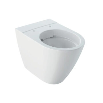 Geberit iCon podna WC šolja, u ravni zida, skriveno kačenje, Rimfree