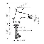 Hansgrohe Focus slavina za bide 31920000 tc