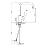 Rosan Stolz Black baterija za sudoperu - Limited edition tehnicki crtez
