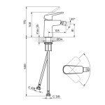 Rosan Stolz White baterija za bide tehnickicki crtez