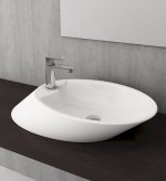 Bocchi Vessel lavabo bela