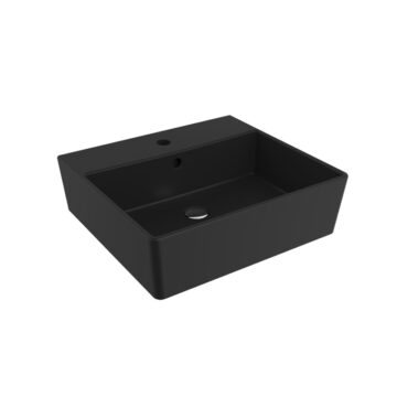 Bocchi Milano nadgradni lavabo 50cm mat crna