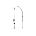 Remer Minimal klizna šipka sa tuš ručicom 318C318DK