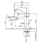 Remer Absolute baterija za bide tehnicki crtez