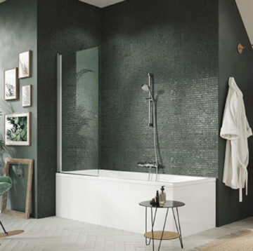Huppe X1 Black paravan za kadu