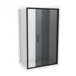 Concept Atlas Black stakleni paravan tamno staklo 6mm