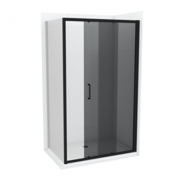 Concept Atlas Black stakleni paravan tamno staklo 6mm