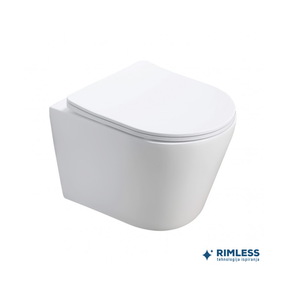 Minotti konzolna WC Pure compact WC šolja rimless sa soft close daskom MH300