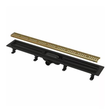 Alca Plast tuš kanalica APZ10 BLACK BRASS