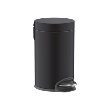 Hansgrohe kanta za smeće crna mat