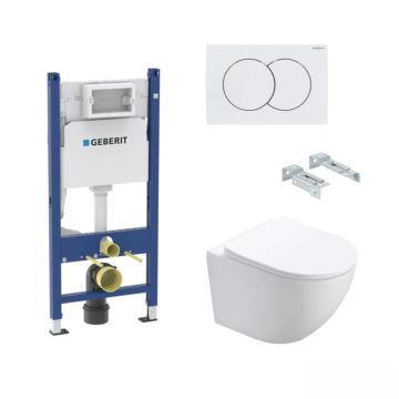 Geberit ugradni set Perla beli