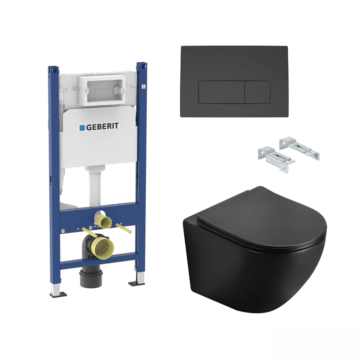 Geberit ugradni set Perla crni