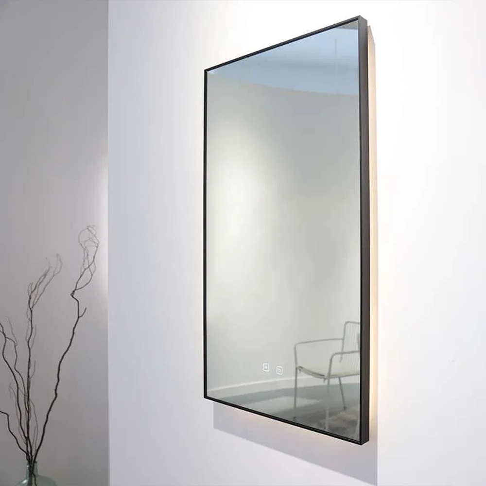 Diplon Oleander Black ogledalo sa LED svetlom