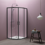Kolpa San tuš kabina Eco Quat Black