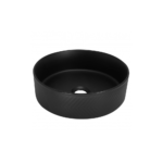 Minotti nadgradni lavabo Ø360x120 mat crni