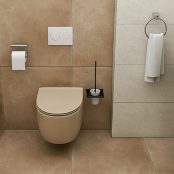 Turkuaz City Cappuccino konzolna WC šolja Rimless