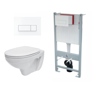 WC šolja Cersanit vodokotlić AlcaPlast m370 Set 4 u 1