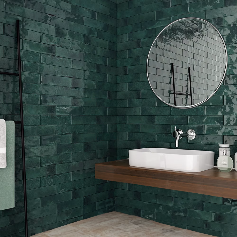 Eco Ceramic Harlequin Green