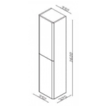 LineArt Efes vertikala tehnicki crtez