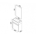 LineArt Moon 500 tehnicki crtez