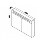 LineArt Sharp 1000 sardes ogledalo tehnicki crtez