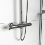 Copen termostatska baterija sa usponskim tušem hrom