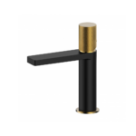 Copen Nook Grip baterija za lavabo mat crna / brušeno zlato