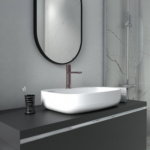 Copen Nook Grip baterija za lavabo rose gold