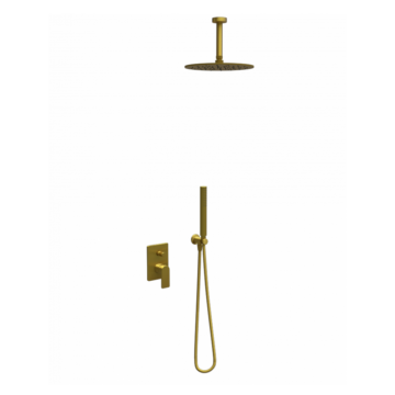 Copen Nook baterija sa tuš setom 5 brušeno zlato