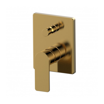 Copen Nook baterija za tuš kadu sa prebacivačem brušeno zlato