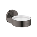 Grohe Essentials držač za dozer ili posudu za sapun crna sjaj