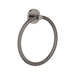 Grohe Essentials okrugli držač peškira crna sjaj