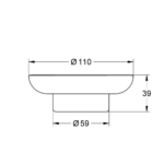 Grohe Essentials posuda za sapun