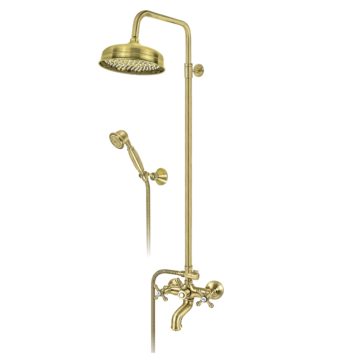 Rosan Brontee baterija sa izlivom, usponskim i ručnim tušem