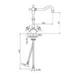 Rosan Brontee baterija za sudoperu roma izliv tehnicki crtez