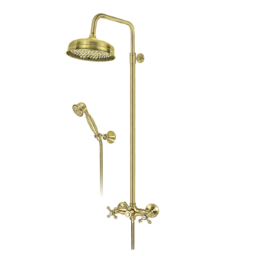 Rosan Brontee baterija za tuš kadu sa usponskim i ručnim tušem