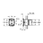 Grohe Rainshower ugradno telo univerzalno