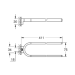 Grohe Selection držač peškira koji se ne okreće