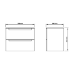 Rovas Adria 75 – donji deo tehnicki crtez