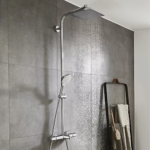 Hansgrohe Crometta E 240 termostatski usponski tuš sa izlivom